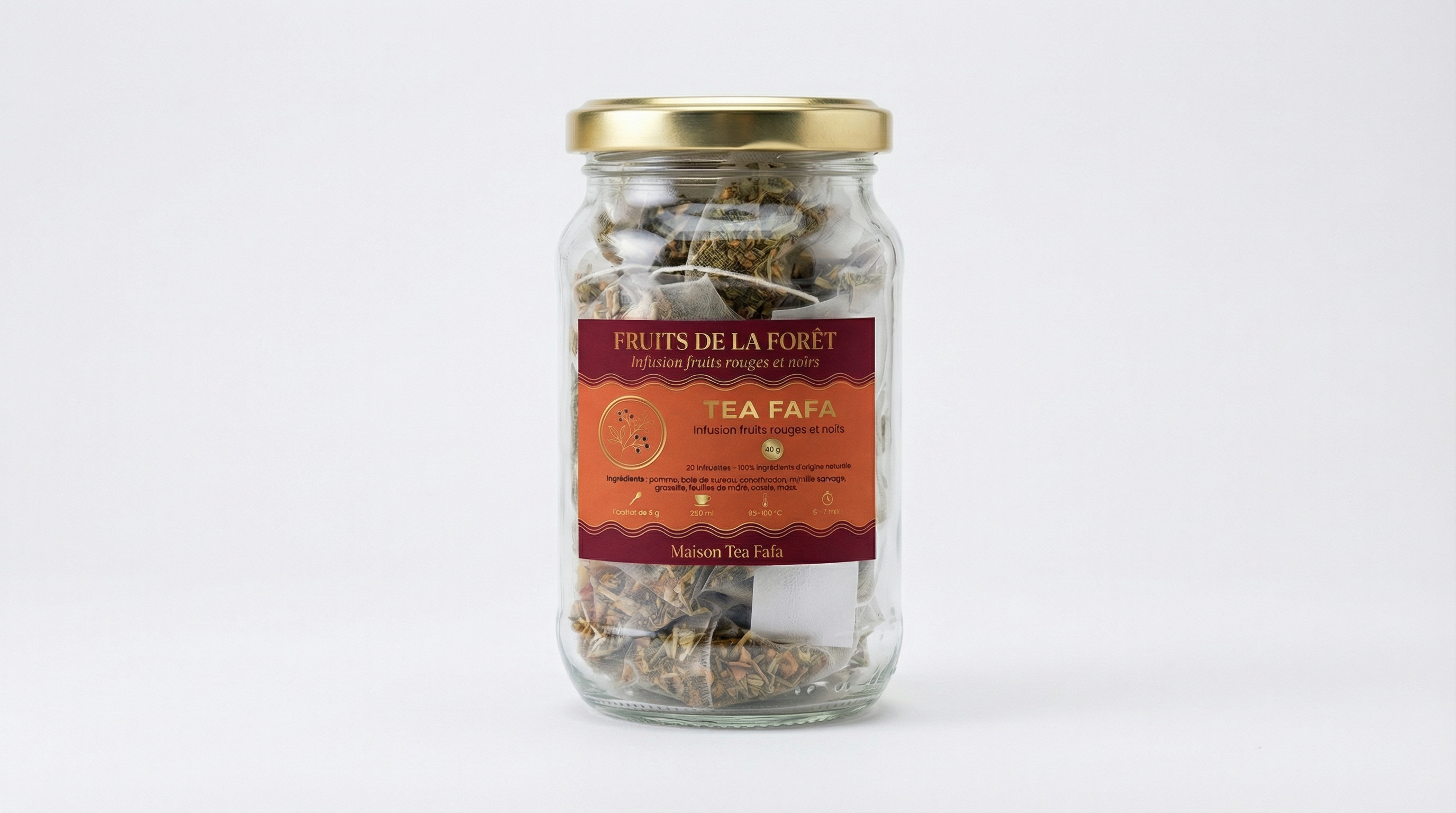 Fruits de la forêt Bocal en verre